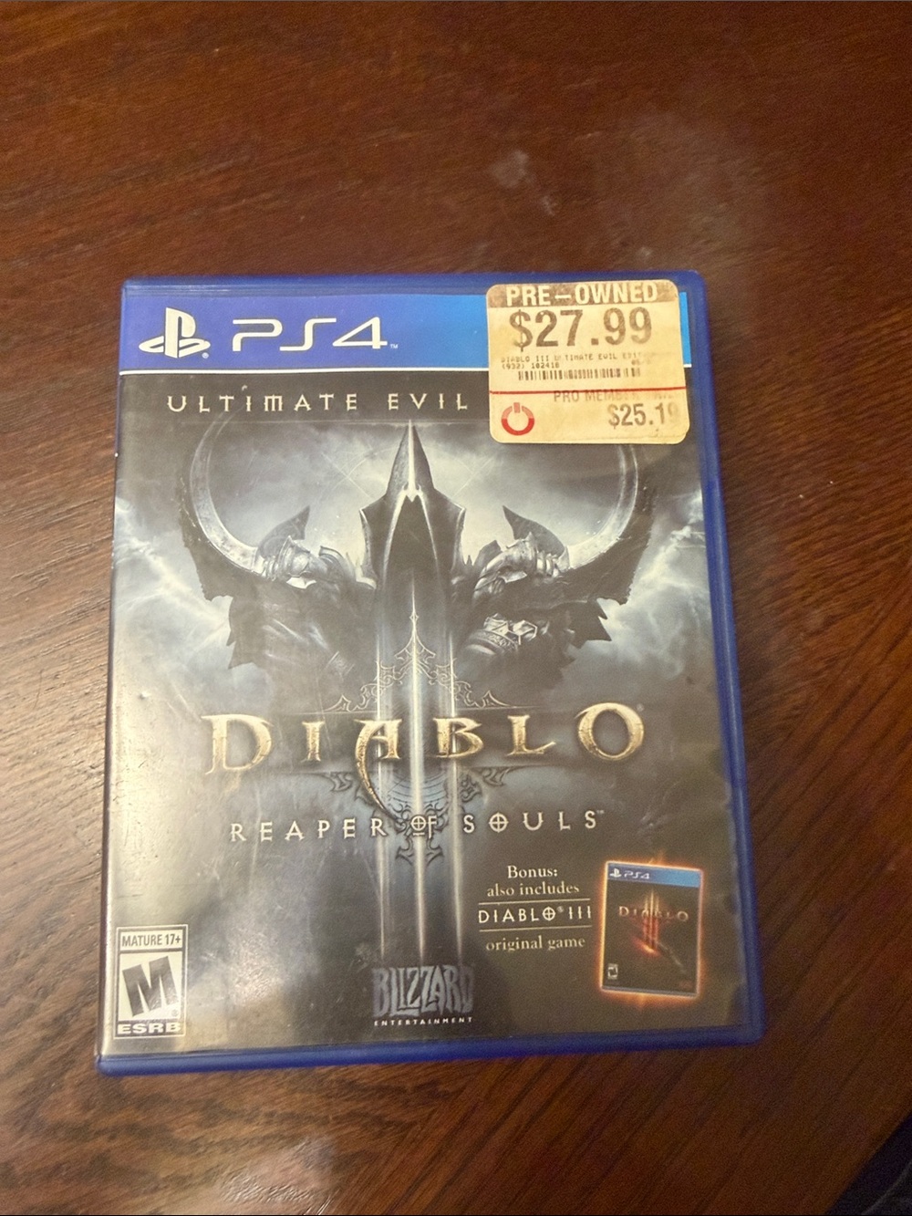 Sony PS4 Diablo III: Reaper of Souls - Ultimate Evil Edition (blue)